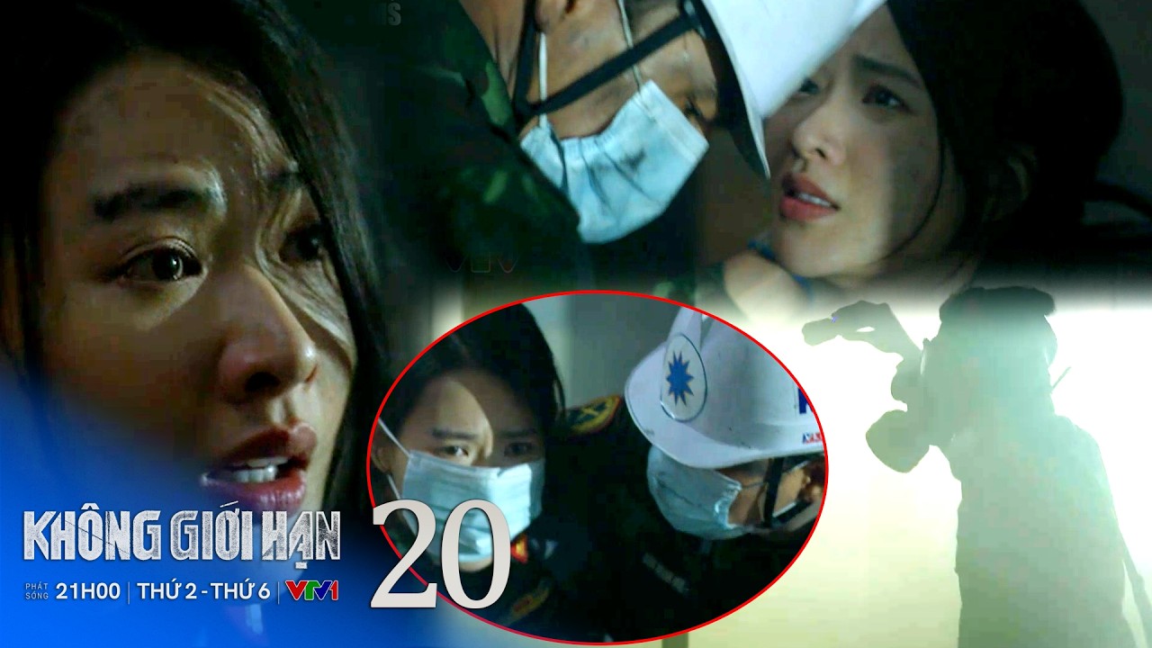 Không giới hạn tập 20 | Kiên xuất hiện đúng lúc Lam Anh đang bị kẹt giữa vụ cháy | VTV Films