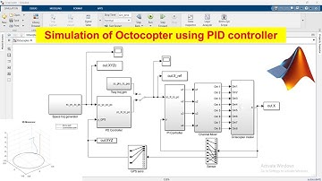 Simulation of Octocopter using PID controller in Simulink || drone Simulink model