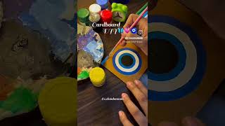cardboard diy🧿#painting #evileye