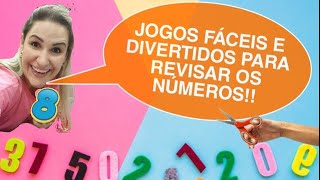 Vamos revisar os NÚMEROS brincando? 3 jogos com números! JOGOS EDUCATIVOS, DIVERTIDOS E FÁCEIS! screenshot 5