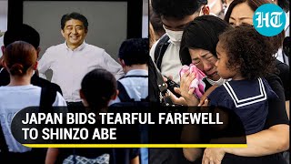 Shinzo Abe Funeral: Flowers, flags & prayers at sombre farewell for Japan's longest-serving PM