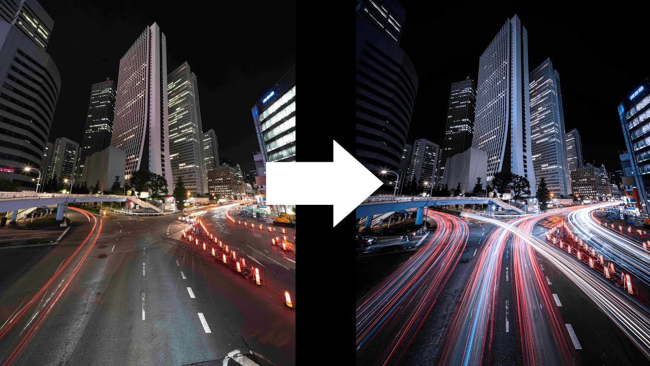 Photoshop Comparative Light Synthesis 比較明合成 Youtube