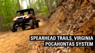 Spearhead Trails, Virginia  Original Pocahontas Trail System in our Polaris General 1000 SXS
