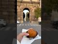 Palermo: arancina with a BEAUTIFUL view