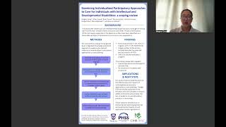 virtual posters - Dr. Benjamin Goldberg Developmental Disabilities Provincial Research Day