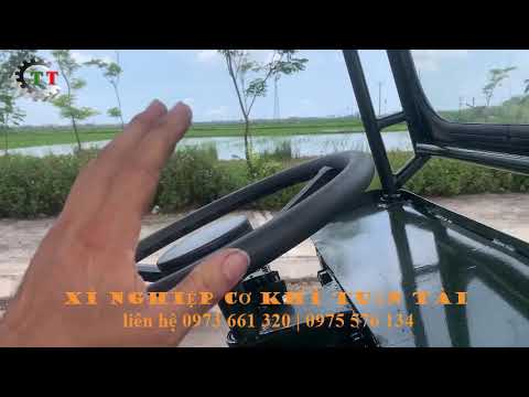 Video Xe ba bánh máy dầu Nhật Kubota lái vô lăng hay tay lái... - youtube