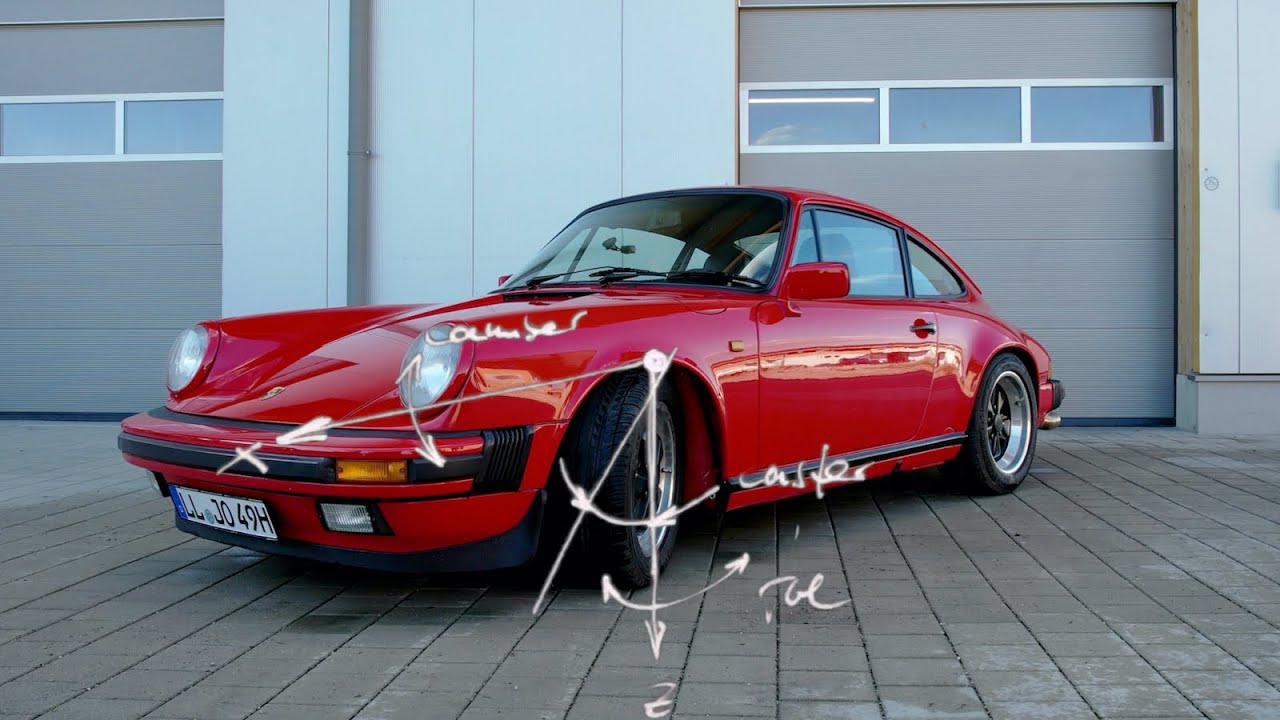 Massive Improvement of Roadholding: Adjusting Toe, Camber and Caster (Porsche 911, 1987)