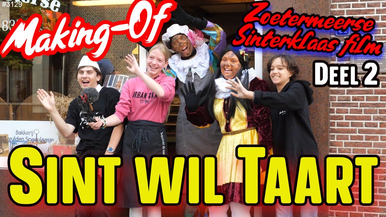 Ik SPEEL MEE in de SINTERKLAAS FILM van Zoetermeer. Ik mag in ACTIE