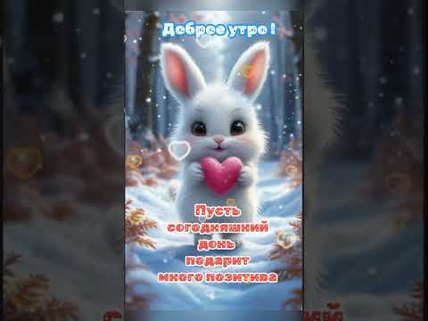 Доброе утро и хорошего настроения! #доброеутро #чудесногодня #сдобрымутром #зимнеенастроение