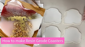 How to make Geode Coasters - Resin Starter Kit Full Tutorial