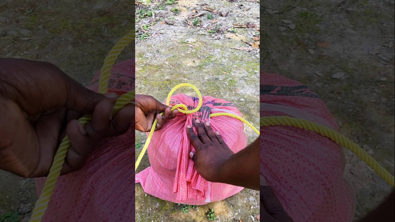 Field-Tested Knot for Attaching Sacks Securely[] This Real-World Sack Knot Actually Works