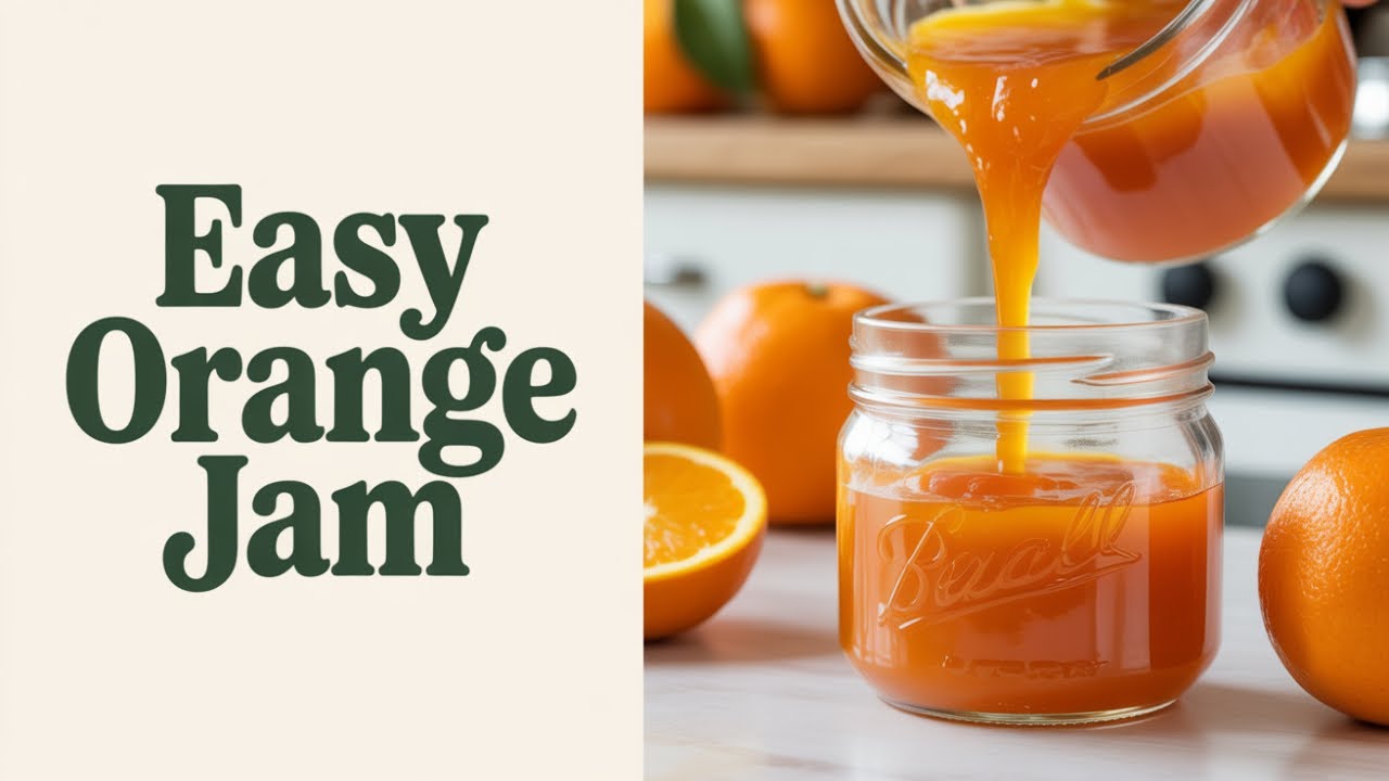 Easy Organic Orange Jam Recipe | Homemade Citrus Spread