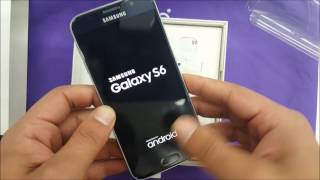 MetroPCS Samsung Galaxy S 6 Sapphire Black 32Gb Unboxing And First Look