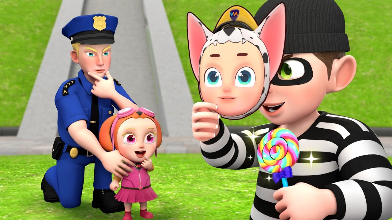 Fake Friend Alert! ⚠️Soo Faces a Disguised Thief | Police Song | Rosoo - Nursery Rhymes & Kids Songs