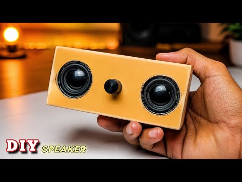 Homemade Bluetooth Speaker from PVC Board || Rechargeable DIY Project 🔊