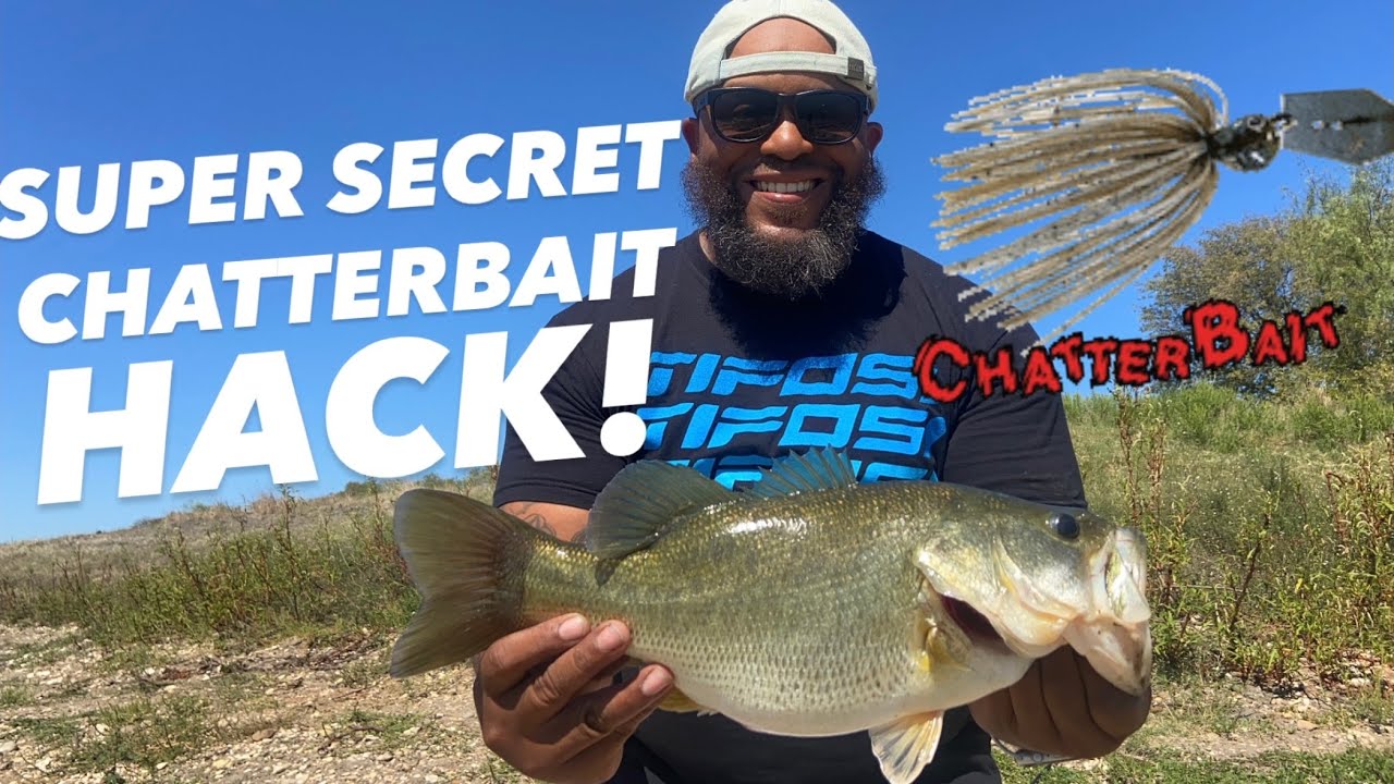 SECRET Chatterbait HACK! Watch me CATCH a 10LBS Bass!! YouTube