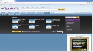 How to work with tabs in My Yahoo