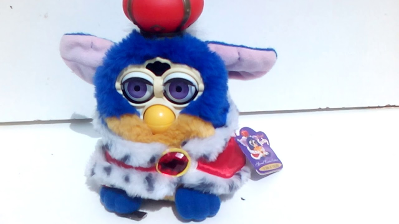 Vintage 1998 Tiger Electronics Ltd ~ ROYAL FURBY ~ Fully Working ~ (A001)