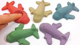 Kinetic Sand Airplane Toys DIY Learn Colors Slime Clay Combine Manicure Slime screenshot 1