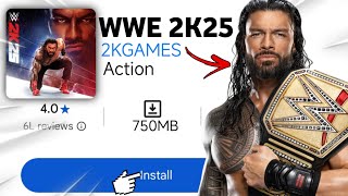 WWE 2K25 ON MOBILE 😱🔥 | How to Play WWE 2K25 ON Andriod screenshot 1