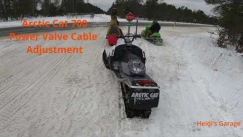 Arctic Cat Power Valve Cable Adjustment