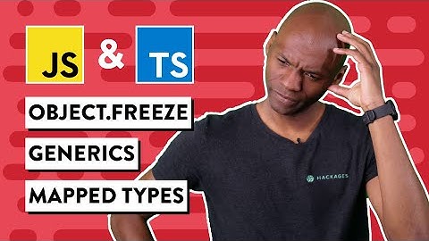 3 ways to freeze an object in TypeScript | Hack With Us