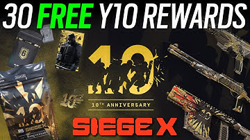 30 gratis beloningen voor jaar 10 - 6News - Rainbow Six Siege X - Operation Tenfold Pursuit