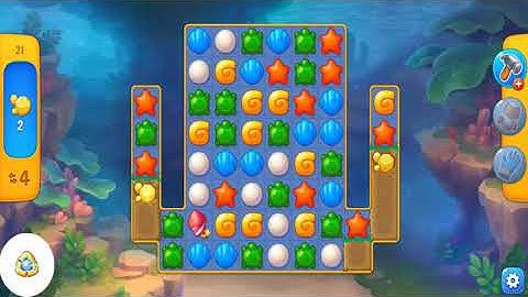 Fishdom: Gameplay Walkthrough Part 9 - Flame Angelfish (iOS, Android)