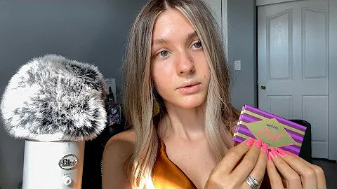 [ASMR] Tracing Eyeshadow Palettes 🔷 Reading Their Names (Slow Relaxing Whisper, Tapping)