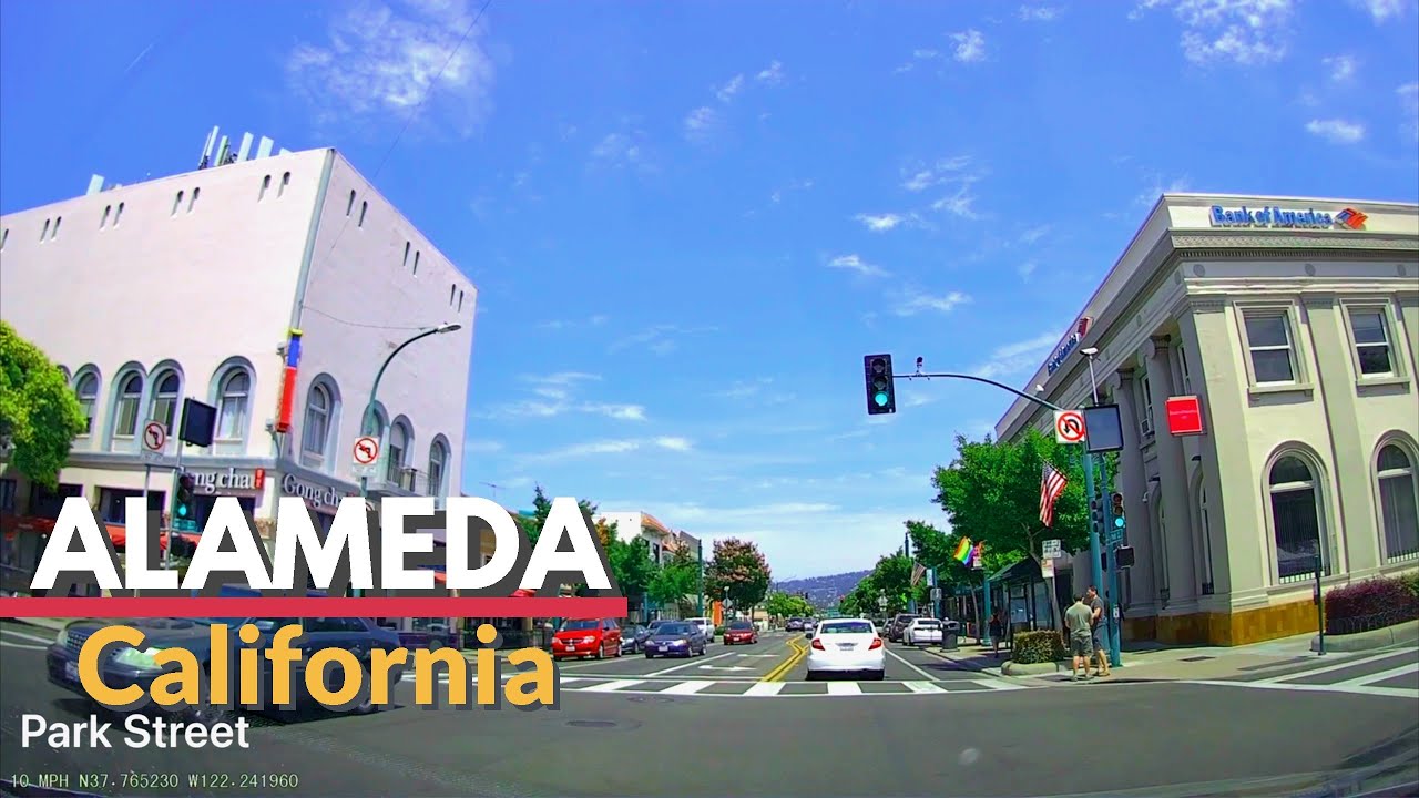 Alameda California - DASH CAM - USA  (9/2021) 4K