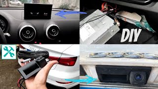 Audi | How To REVERSE parking CAMERA install on OEM screen?