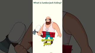 Erasing A Lumberjacks Clothes Revealed This  shorts trending funny