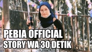 Story Wa 30 Detik Keren Pebia Official