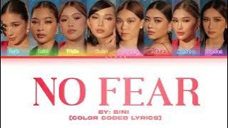 No Fear By: BINI ( Color Coded Lyrics)