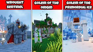 I KILLED ALL Ancient Golems Bosses in Minecraft Survival 2025!