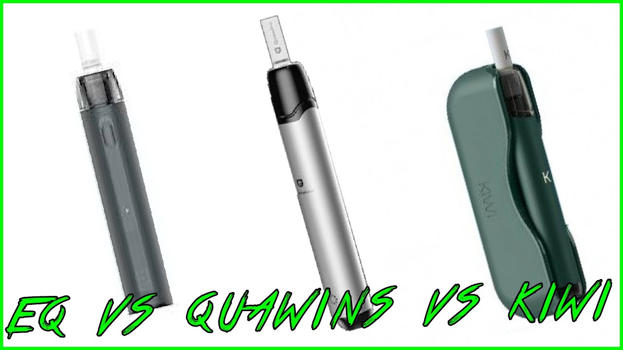 KIWI VS QUAWINS VS EQ FILTER: CONFRONTO TRA SIGARETTE ELETTRONICHE CON  FILTRO IN COTONE ITA 