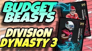 BEST BUDGET BEASTS CARDS DIVISION DYNASTY MADDEN 24 THE BEST PLAYERS CARDS TO BUY NO MONEY SPENT