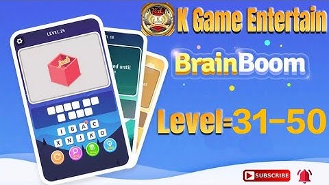 Brain Boom Level //31-50 All Levels Let