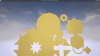 fez-like rotatable cubes and procedural triangles - Unreal Engine 4.10
