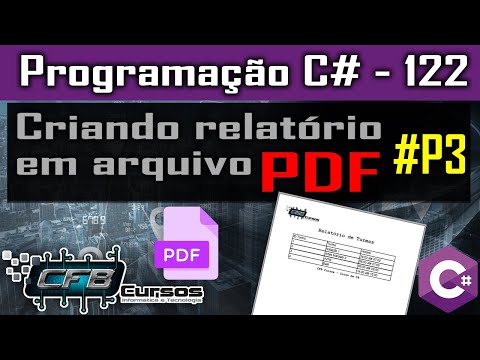Inserindo valores do banco de dados no relatório PDF - Curso Programação Completo C# - Aula 122