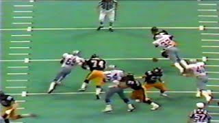 NFL's Greatest Hits - Dallas Cowboys Safety Dennis Thurman pops Steelers QB Bubby Brister (1986)