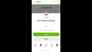 #17 What is Listing? | Seed Academy Code | Seed Verification Code