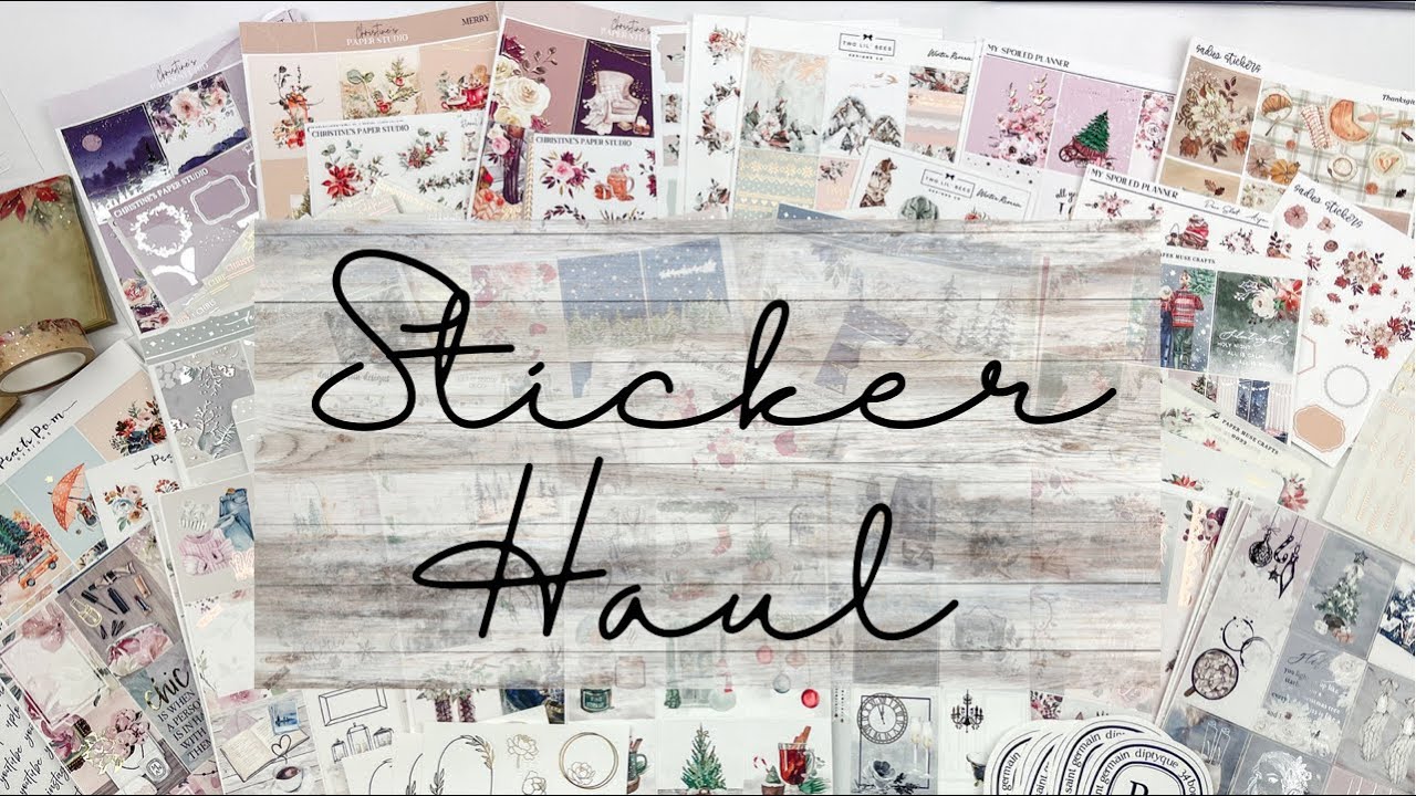 Sticker Haul featuring Dash of Sun Designs, My Newest Addiction, Christine’s Paper Studio, and more
