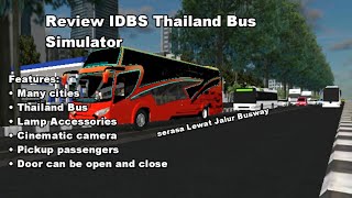 REVIEW GAME IDBS THAILAND BUS SIMULATOR | GAMEPLAYS HD screenshot 5