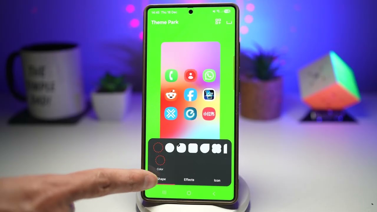 Как получить объемную иконку на вашем Samsung Galaxy | Обновление тематического парка 2025