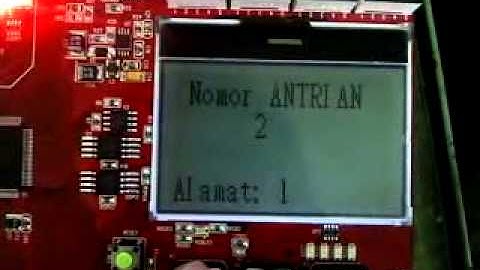 aplikasi nomor antrian menggunakan nuvoton NUC140