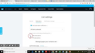 Getresponse - How To Deactivate Double Optin