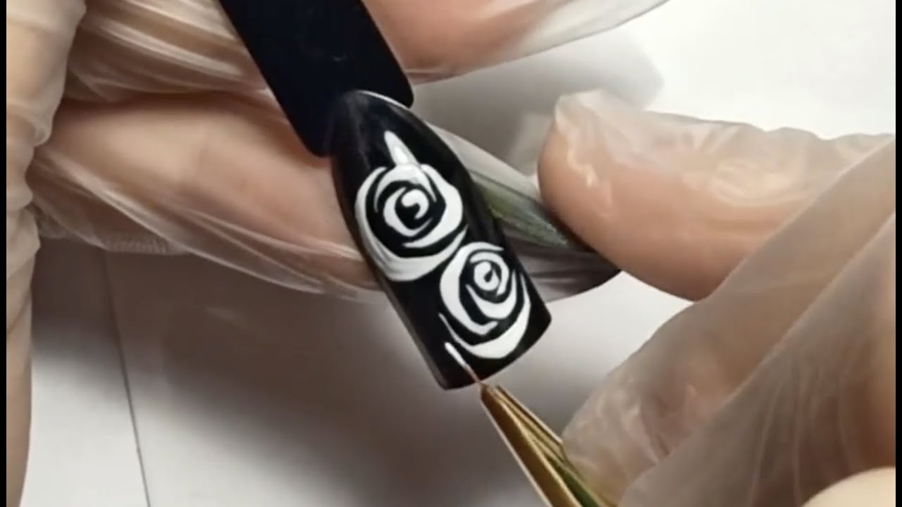 Tutorial Nail Art Rose Stilizzate - ACCADEMIA UNGHIE
