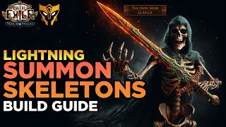 [3.24] Lightning Summon Skeletons: A New Minion Build — Iron Mass TRIPLES damage — Necro/Champion