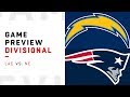 Los Angeles Chargers vs. New England Patriots | Divisional Round Game Preview | Move the Sticks